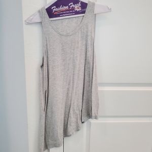 Lululemon side tie tank top gray size 8